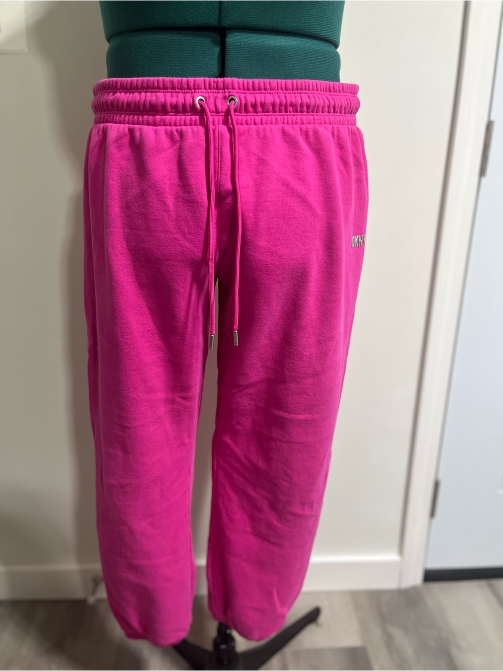DKNY Bright Pink Kids Drawstring Joggers